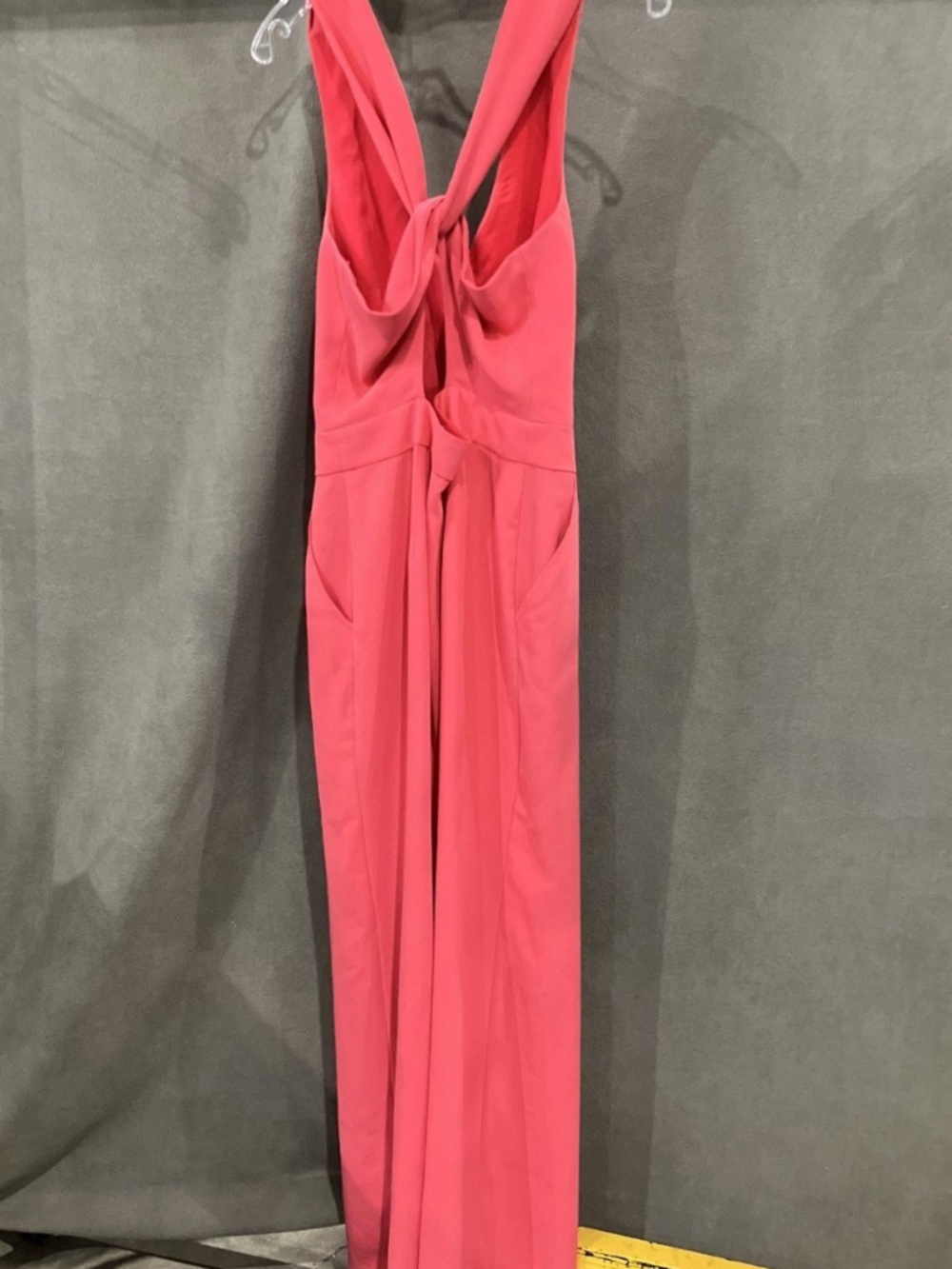 Trina Turk Women's Pink Halter Wide Leg Jumpsuit Size 6